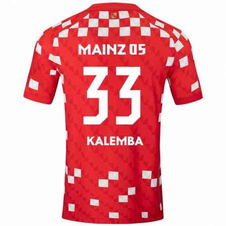 Kandiny Női Marcel Kalemba #33 Fehér Piros Hazai Jersey 2024/25 Mez Póló Ing