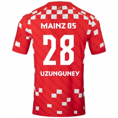 Kandiny Női Ebru Uzungüney #28 Fehér Piros Hazai Jersey 2024/25 Mez Póló Ing