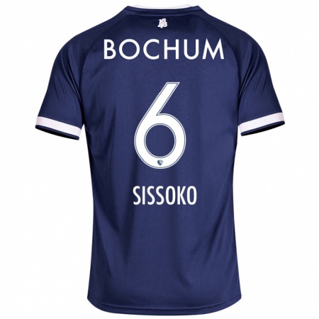 Kandiny Női Ibrahima Sissoko #6 Sötétkék Hazai Jersey 2024/25 Mez Póló Ing