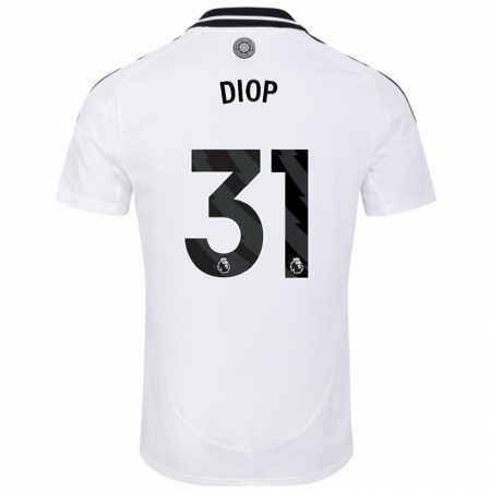 Kandiny Női Issa Diop #31 Fehér Hazai Jersey 2024/25 Mez Póló Ing