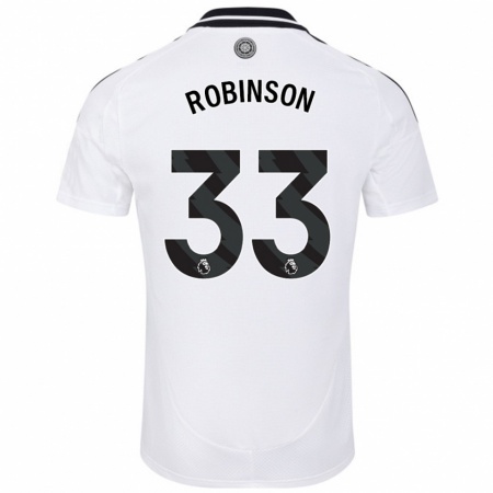 Kandiny Női Antonee Robinson #33 Fehér Hazai Jersey 2024/25 Mez Póló Ing