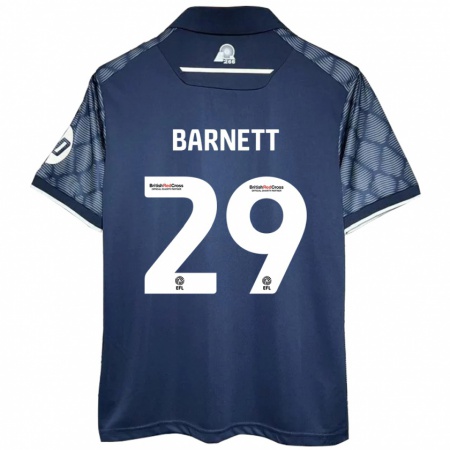 Kandiny Női Ryan Barnett #29 Fekete Idegenbeli Jersey 2024/25 Mez Póló Ing