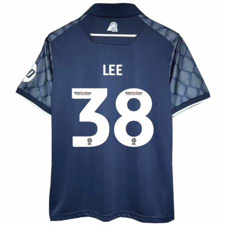 Kandiny Női Elliot Lee #38 Fekete Idegenbeli Jersey 2024/25 Mez Póló Ing