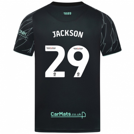 Kandiny Női Fallon Connolly-Jackson #29 Fekete Zöld Idegenbeli Jersey 2024/25 Mez Póló Ing