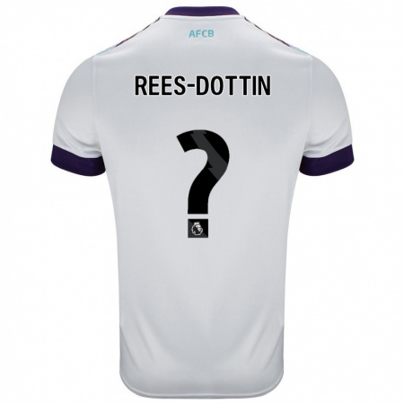 Kandiny Női Remy Rees-Dottin #0 Fehér Zöld Lila Idegenbeli Jersey 2024/25 Mez Póló Ing