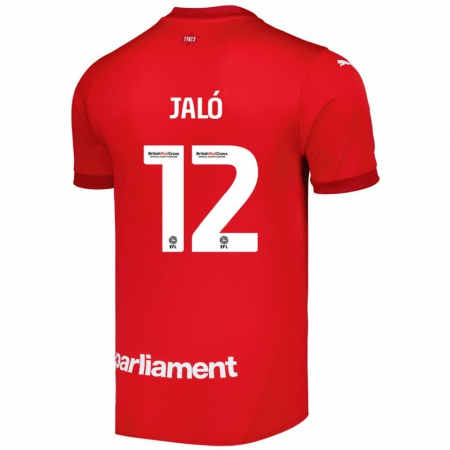 Kandiny Gyermek Fábio Jaló #12 Piros Hazai Jersey 2024/25 Mez Póló Ing