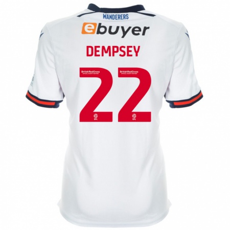 Kandiny Gyermek Kyle Dempsey #22 Fehér Hazai Jersey 2024/25 Mez Póló Ing