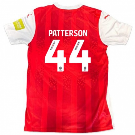 Kandiny Gyermek Phoenix Patterson #44 Piros Fehér Hazai Jersey 2024/25 Mez Póló Ing