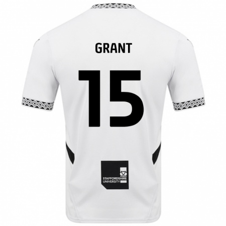 Kandiny Gyermek Conor Grant #15 Fehér Hazai Jersey 2024/25 Mez Póló Ing