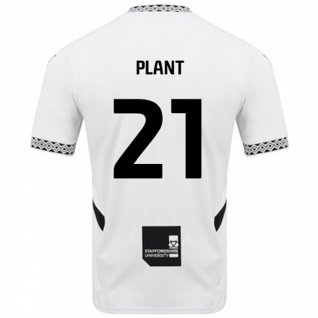 Kandiny Gyermek James Plant #21 Fehér Hazai Jersey 2024/25 Mez Póló Ing