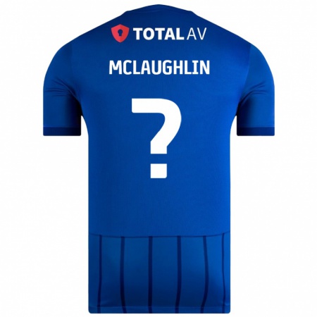 Kandiny Gyermek Erin Mclaughlin #0 Kék Hazai Jersey 2024/25 Mez Póló Ing