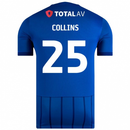 Kandiny Gyermek Izzy Collins #25 Kék Hazai Jersey 2024/25 Mez Póló Ing