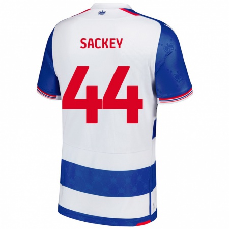 Kandiny Gyermek Tyler Sackey #44 Kék Fehér Hazai Jersey 2024/25 Mez Póló Ing