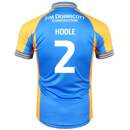 Kandiny Gyermek Luca Hoole #2 Kék Borostyán Hazai Jersey 2024/25 Mez Póló Ing