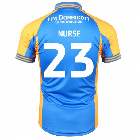 Kandiny Gyermek George Nurse #23 Kék Borostyán Hazai Jersey 2024/25 Mez Póló Ing