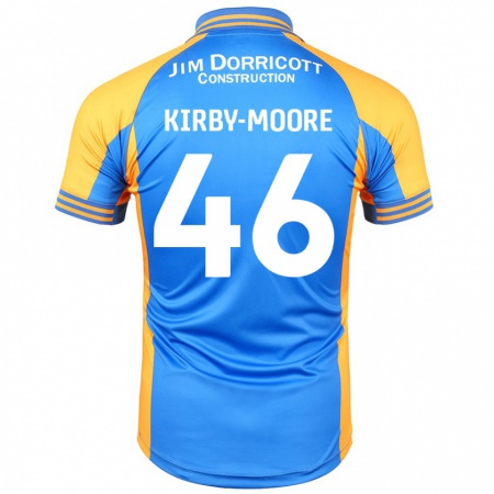 Kandiny Gyermek Harvey Kirby-Moore #46 Kék Borostyán Hazai Jersey 2024/25 Mez Póló Ing