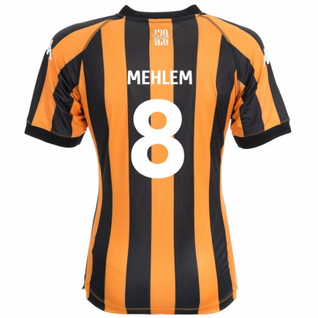 Kandiny Gyermek Marvin Mehlem #8 Fekete Borostyán Hazai Jersey 2024/25 Mez Póló Ing