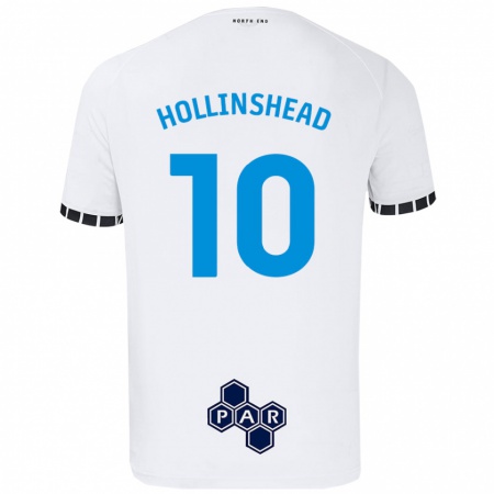 Kandiny Gyermek Emily Hollinshead #10 Fehér Hazai Jersey 2024/25 Mez Póló Ing