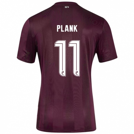 Kandiny Gyermek Dom Plank #11 Burgundia Hazai Jersey 2024/25 Mez Póló Ing