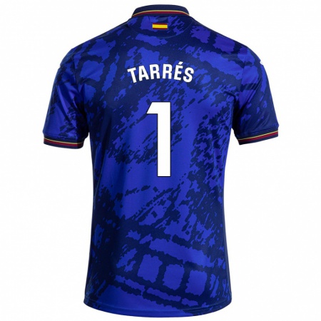 Kandiny Gyermek Lluis Tarrés #1 Sötétebb Kék Hazai Jersey 2024/25 Mez Póló Ing