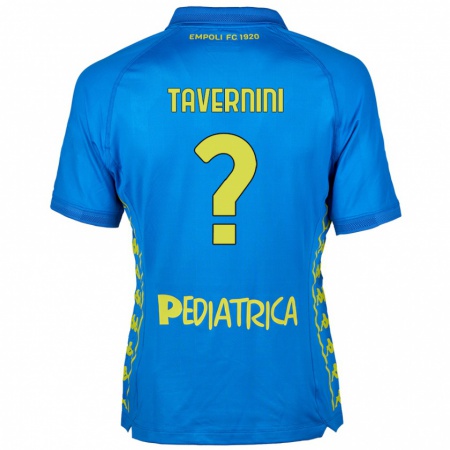 Kandiny Gyermek Lorenzo Tavernini #0 Kék Hazai Jersey 2024/25 Mez Póló Ing