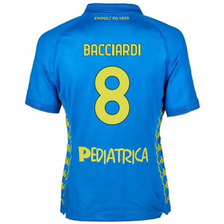 Kandiny Gyermek Andrea Bacciardi #8 Kék Hazai Jersey 2024/25 Mez Póló Ing