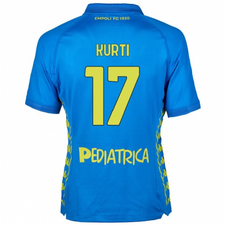 Kandiny Gyermek Adi Kurti #17 Kék Hazai Jersey 2024/25 Mez Póló Ing