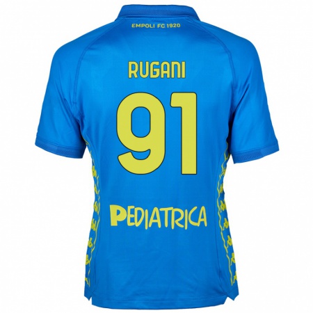 Kandiny Gyermek Tommaso Rugani #91 Kék Hazai Jersey 2024/25 Mez Póló Ing