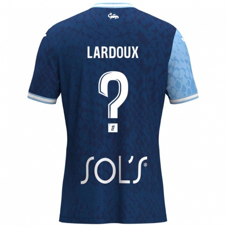 Kandiny Gyermek Raphaël Lardoux #0 Égszínkék Sötétkék Hazai Jersey 2024/25 Mez Póló Ing