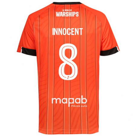 Kandiny Gyermek Bonke Innocent #8 Narancs Hazai Jersey 2024/25 Mez Póló Ing