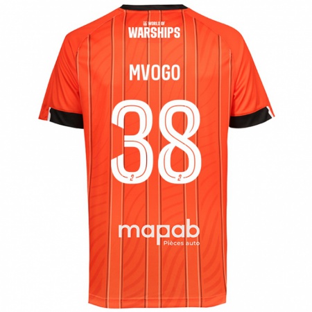 Kandiny Gyermek Yvon Mvogo #38 Narancs Hazai Jersey 2024/25 Mez Póló Ing