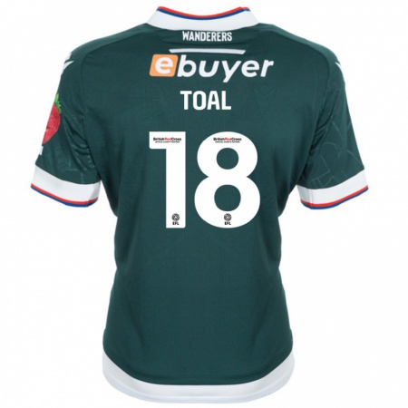 Kandiny Gyermek Eoin Toal #18 Sötétzöld Idegenbeli Jersey 2024/25 Mez Póló Ing