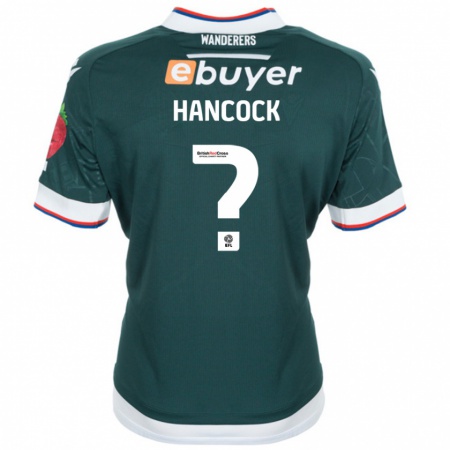 Kandiny Gyermek Leah Hancock #0 Sötétzöld Idegenbeli Jersey 2024/25 Mez Póló Ing