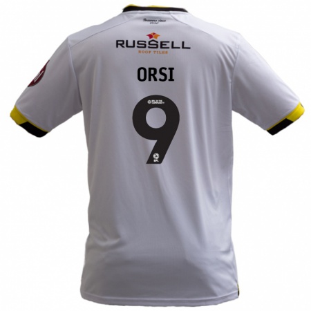 Kandiny Gyermek Danilo Orsi #9 Fehér Idegenbeli Jersey 2024/25 Mez Póló Ing