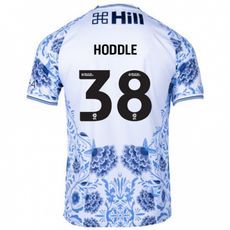 Kandiny Gyermek George Hoddle #38 Fehér Kék Idegenbeli Jersey 2024/25 Mez Póló Ing