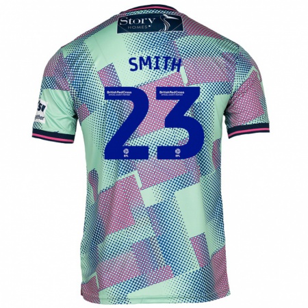 Kandiny Gyermek Jude Smith #23 Zöld Idegenbeli Jersey 2024/25 Mez Póló Ing