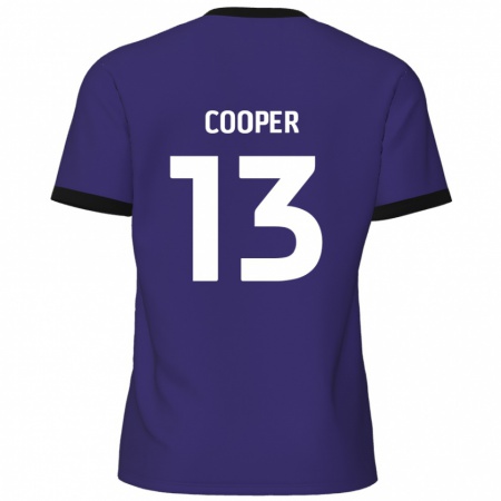 Kandiny Gyermek Murphy Cooper #13 Lila Idegenbeli Jersey 2024/25 Mez Póló Ing