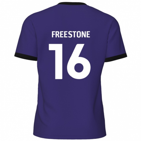 Kandiny Gyermek Lewis Freestone #16 Lila Idegenbeli Jersey 2024/25 Mez Póló Ing