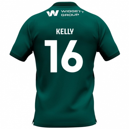 Kandiny Gyermek Daniel Kelly #16 Zöld Idegenbeli Jersey 2024/25 Mez Póló Ing