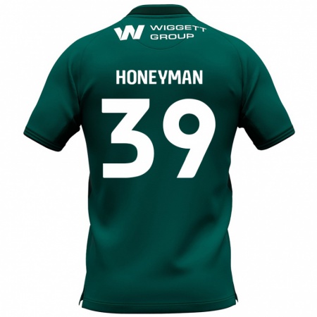 Kandiny Gyermek George Honeyman #39 Zöld Idegenbeli Jersey 2024/25 Mez Póló Ing