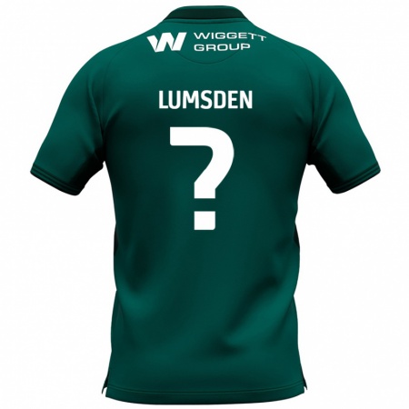 Kandiny Gyermek Beth Lumsden #0 Zöld Idegenbeli Jersey 2024/25 Mez Póló Ing