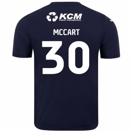 Kandiny Gyermek Jamie Mccart #30 Sötétkék Idegenbeli Jersey 2024/25 Mez Póló Ing