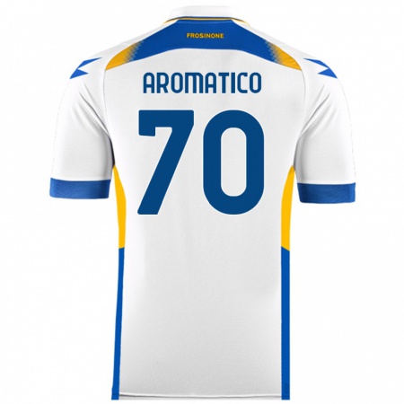 Kandiny Gyermek Raul Aromatico #70 Fehér Idegenbeli Jersey 2024/25 Mez Póló Ing