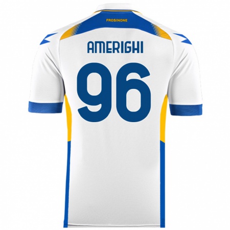 Kandiny Gyermek Igor Amerighi #96 Fehér Idegenbeli Jersey 2024/25 Mez Póló Ing