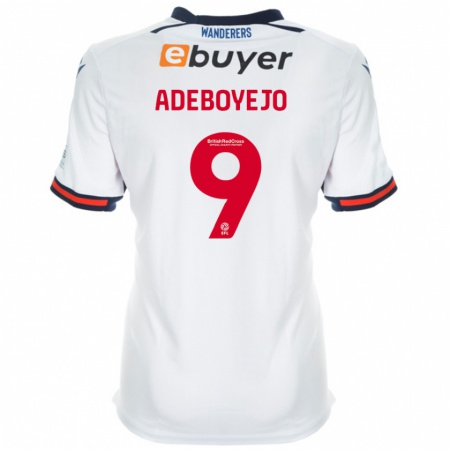 Kandiny Férfi Victor Adeboyejo #9 Fehér Hazai Jersey 2024/25 Mez Póló Ing