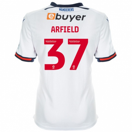 Kandiny Férfi Scott Arfield #37 Fehér Hazai Jersey 2024/25 Mez Póló Ing