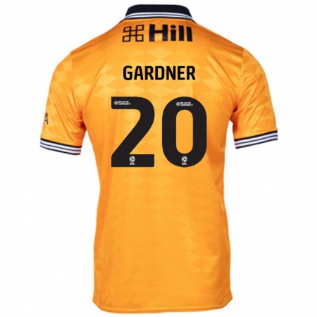 Kandiny Férfi Gary Gardner #20 Narancs Hazai Jersey 2024/25 Mez Póló Ing