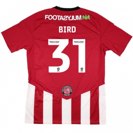 Kandiny Férfi Jay Bird #31 Piros Fehér Hazai Jersey 2024/25 Mez Póló Ing