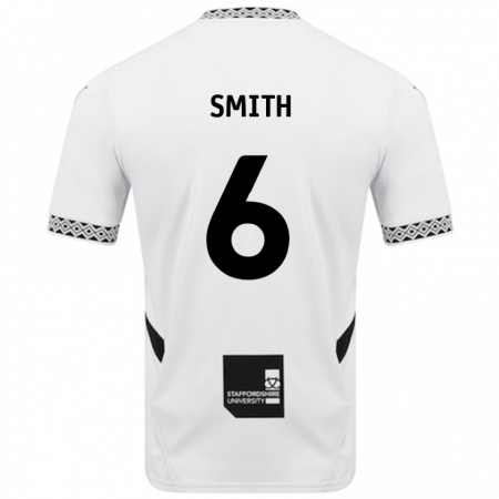 Kandiny Férfi Nathan Smith #6 Fehér Hazai Jersey 2024/25 Mez Póló Ing