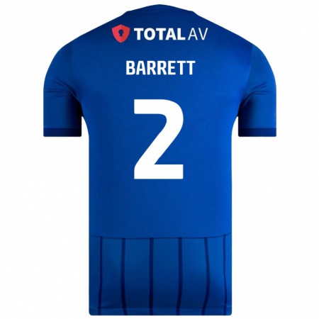 Kandiny Férfi Nicole Barrett #2 Kék Hazai Jersey 2024/25 Mez Póló Ing